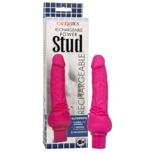 STUD RECHARGEABLE POWER -PINK CLITERRIFIC 12 FUNCTIONS